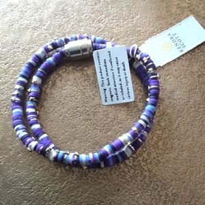 Kendra Scott Reece Wrap Bracelet In Purple Multi